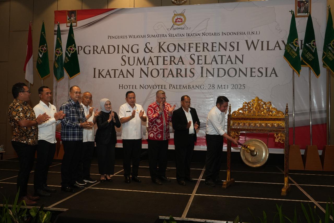 Kemenkum Sumsel Dukung Penuh Profesionalisme Notaris Melalui Konferwil dan Upgrading INI Sumsel 2025